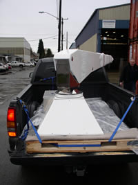 Transom Davit Pedestal Base