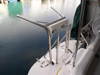 Transom Davit Compression Pull Posts